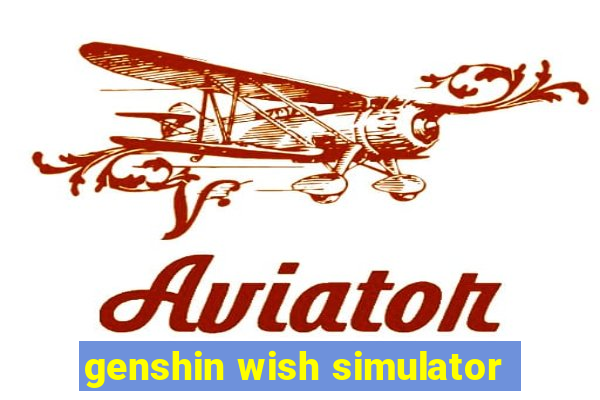 genshin wish simulator